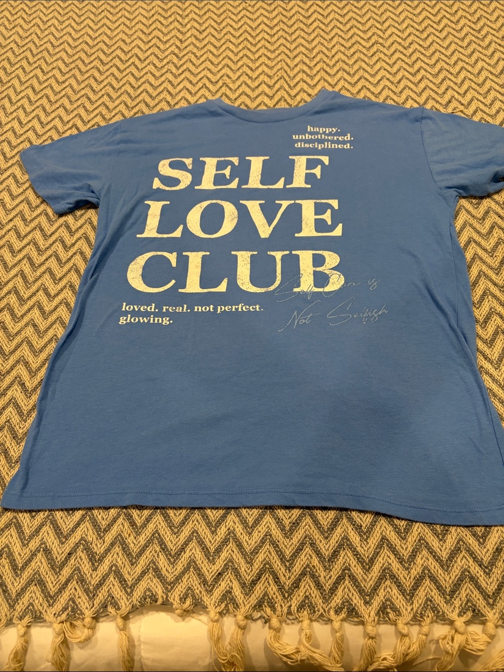 Grayson Threads Blue "Self Love Club" Short Sleeve Tee